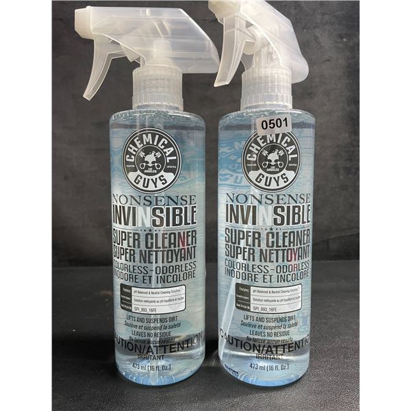 Lot of 2 Chemical Guys Nonsense All Surface Cleaner (473ml) For Vehicles - New