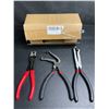 Image 2 : 3PC Electrical Disconnect Pliers Tool Set - Multifunctional Pliers Set - New