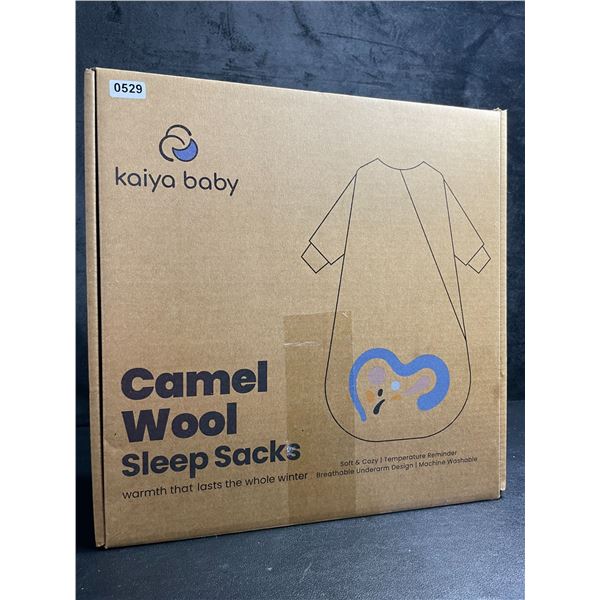1 Kaiya Baby Camel Wool Sleep Sack (Fits 6-18months) 1.0TOG - New