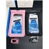 Image 2 : 6 MPOW Waterproof Dry Bags/Phone Storage Pouches (3x 2-Packs) Keeps Items Dry - New