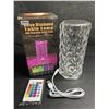 Image 1 : 1 Rose Diamond Table Lamp/USB Charging Color Changing Lamp with Remote - New