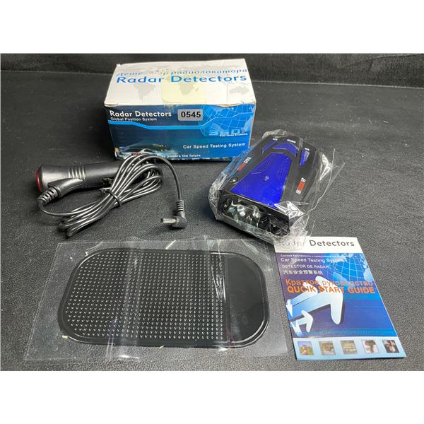 1 Radar Detector for Vehicles - 12V Plug-In 16-Band V7 360-Laser Radar Detector - New