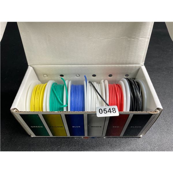 6-Colors Cbazy Hook Up Wire Kit - 30 Guage Flexible Silicone Rubber Electric Wire - New