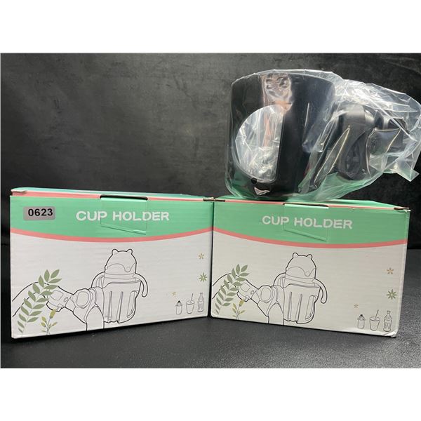 Lot of 2 Stroller Cup Holders/Bottle Holders - New
