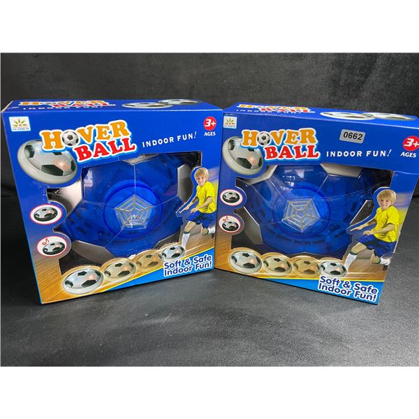 Lot of 2 Hover Balls/Light-Up Soft & Safe Indoor Fun Ball Toys - New