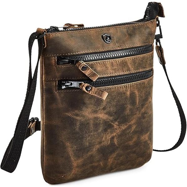 Cochoa Real Leather Women's Crossbody Bag/Purse - New with Tags