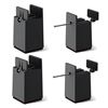 Image 2 : Box of 4PC 4-Inch Adjustable Bed Risers/Furniture Risers for Bed/Sofas/Furniture - New