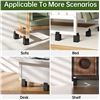 Image 3 : Box of 4PC 4-Inch Adjustable Bed Risers/Furniture Risers for Bed/Sofas/Furniture - New