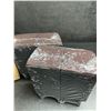 Image 6 : Box of 4PC 4-Inch Adjustable Bed Risers/Furniture Risers for Bed/Sofas/Furniture - New
