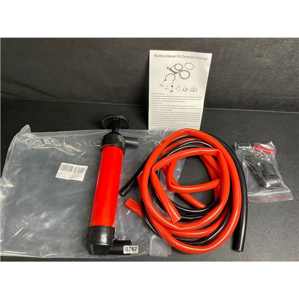 1 Multifunctional Oil Extractor Pump - Manual Oil-Syphon Pump Tool - New