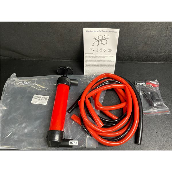 1 Multifunctional Oil Extractor Pump - Manual Oil-Syphon Pump Tool - New