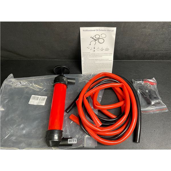 1 Multifunctional Oil Extractor Pump - Manual Oil-Syphon Pump Tool - New
