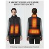 Image 6 : Heated Vest for Men/Women with Rechargeable Battery Pack (Size Large) - New with Tags!