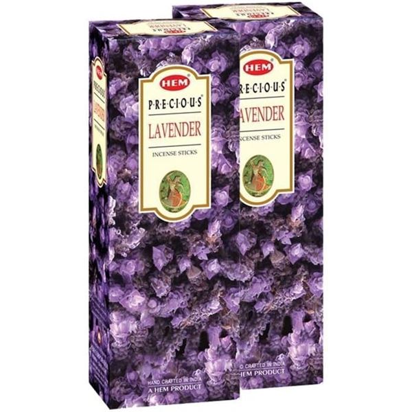 Lot of 3 2-Packs Hem Lavender Incense Sticks (200 Sticks Each/600pcs Total) - New