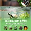 Image 5 : Luxvista Deep Dome 5.5" Reptile Heat Lamp Fixture; UVB Heat Basking Lamp (Max 200W) - New