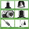 Image 9 : Luxvista Deep Dome 5.5" Reptile Heat Lamp Fixture; UVB Heat Basking Lamp (Max 200W) - New