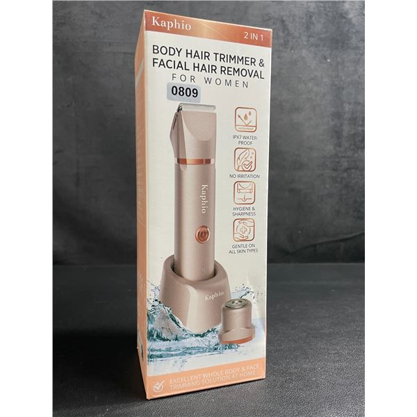 Kaphio Body Hair Trimmer & Facial Hair Remover for Women - Brand New