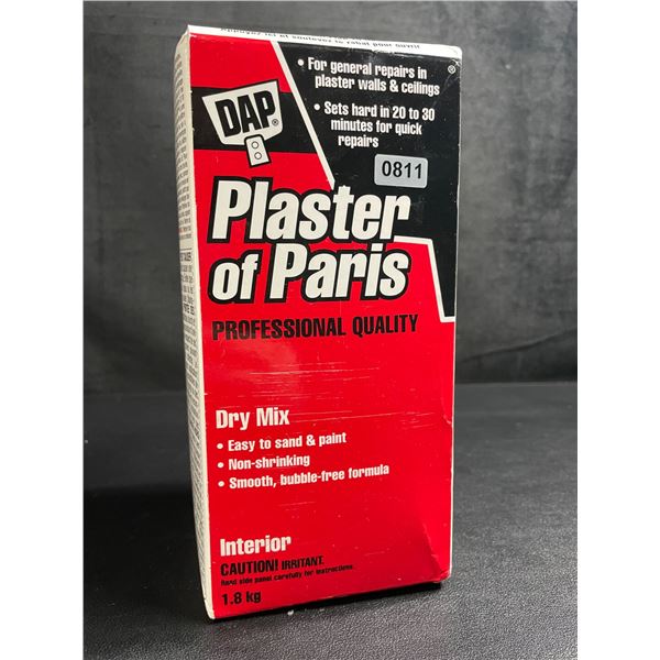 DAP Plaster of Paris Dry Mix (1.8kg Box) for Interior - Professional Quality - New