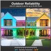 Image 4 : Outdoor 200FT LED Light Kit - RGB Waterproof Outdoor Smart Lights - New (Damaged Box*)