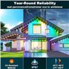 Image 6 : Outdoor 200FT LED Light Kit - RGB Waterproof Outdoor Smart Lights - New (Damaged Box*)