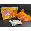 Image 2 : Silicone Fox Night Light/Rechargeable Dimmable Bedside Night Light - New (Damaged Box)