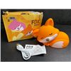 Image 2 : Silicone Fox Night Light/Rechargeable Dimmable Bedside Night Light - New (Damaged Box)