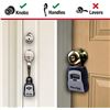 Image 3 : MasterLock Portable Lock Box Resettable Combination Lock Box - Vinyl/Steel Material - New