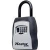 Image 1 : MasterLock Portable Lock Box Resettable Combination Lock Box - Vinyl/Steel Material - New