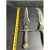 Image 4 : Lot of 2 Decorative Swords/Knives - 16" Length