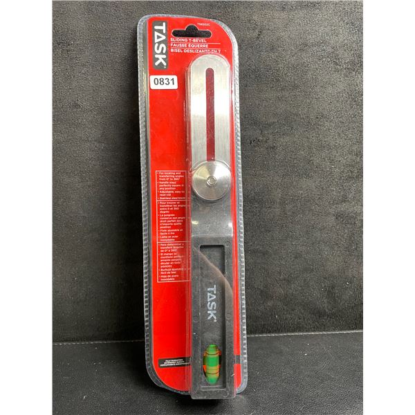 TASK Tools Sliding T-Bevel 8" Layout Tool - New