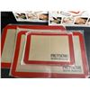 Image 3 : Lot of 2 3-Packs PrettyCare Silicone Baking Mats - Non-Stick Silicone Baking Mats - New