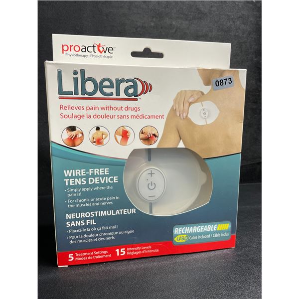 ProActive Libera Wire-Free TENS Device for Pain Relieve in Muscles/Nerves - NEW