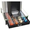 Image 1 : DecoBros Glass Nespresso Vertuoline Drawer - Nespresso Capsule Organizer - New