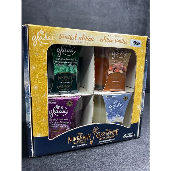 Glade 4-Pack Limited Edition Candle Set - Disney The Nutcracker (4 Scents) - New