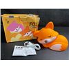 Image 2 : Silicone Fox Night Light/Rechargeable Dimmable Bedside Night Light - New (Damaged Box)