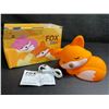Image 2 : Silicone Fox Night Light/Rechargeable Dimmable Bedside Night Light - New (Damaged Box)