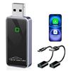 Image 1 : Wireless Mini Carplay Adapter for iPhone and Android - New