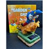Image 2 : Solar Powered Garden Gnome with Integrated LED Light - New