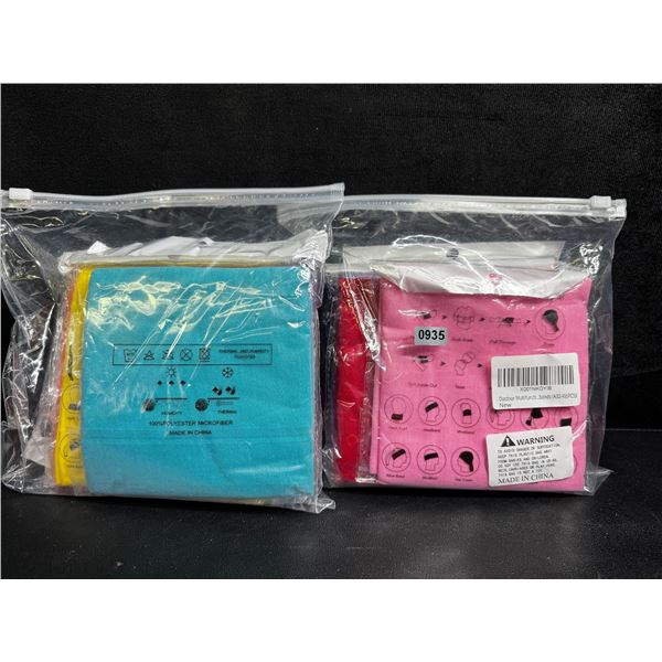 2 6-Piece Packs of Multipurpose Bandana/Gators Assorted Colours (12PCS Total) - New