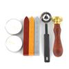Image 3 : Samyo Wax Stam Seal Making Kit (Initial K Stamp) - New