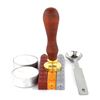 Image 4 : Samyo Wax Stam Seal Making Kit (Initial K Stamp) - New