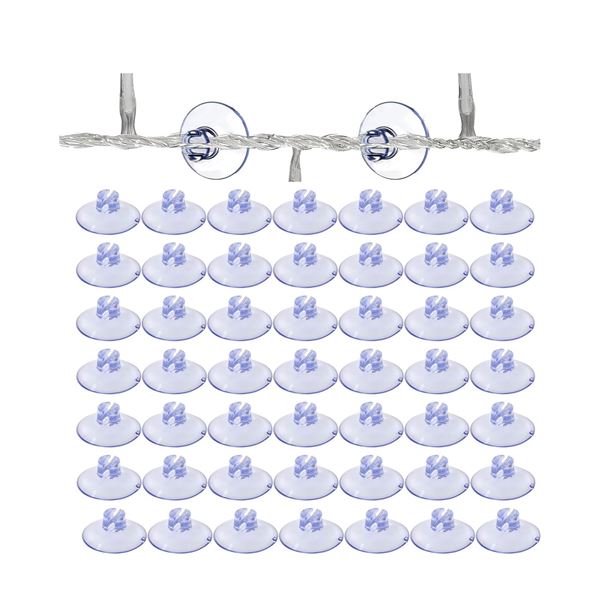 4 50PC Bags of LED String Light Suction Cup Mounts (200PCS Total) - New