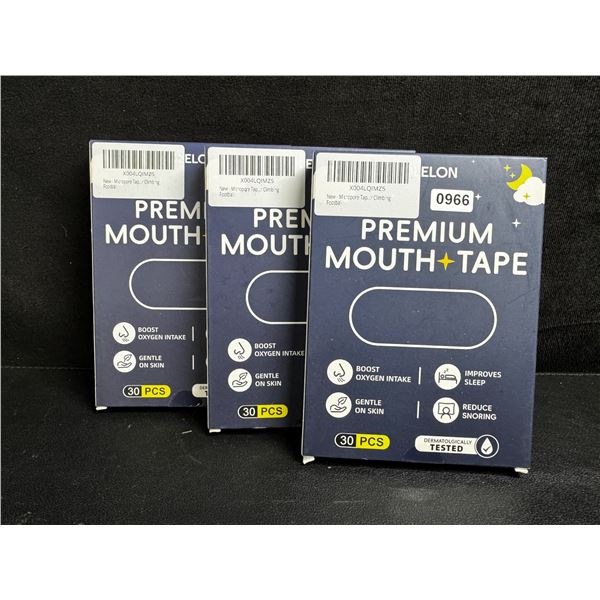 3 30-Packs of Premium Mouth Tape for Sleep/Snoring Prevention (90PCS Total) - New