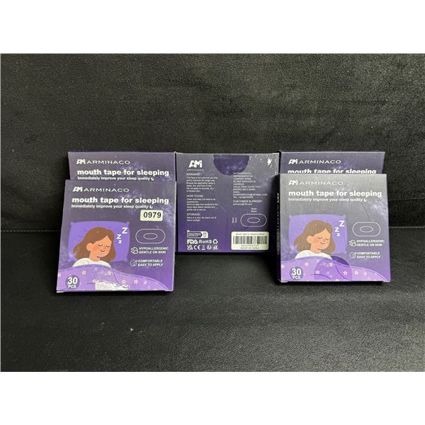 5 30-Packs of Arminaco Mouth Tape for Sleeping  (150PCS Total) - New