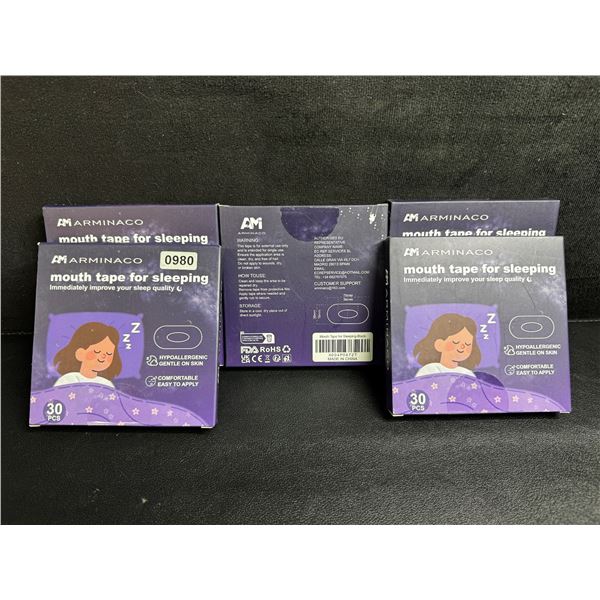 5 30-Packs of Arminaco Mouth Tape for Sleeping  (150PCS Total) - New