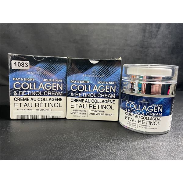2 Boxes of Day & Night Collagen & Retinol Cream/Anti-Aging Creams (55ml) - New