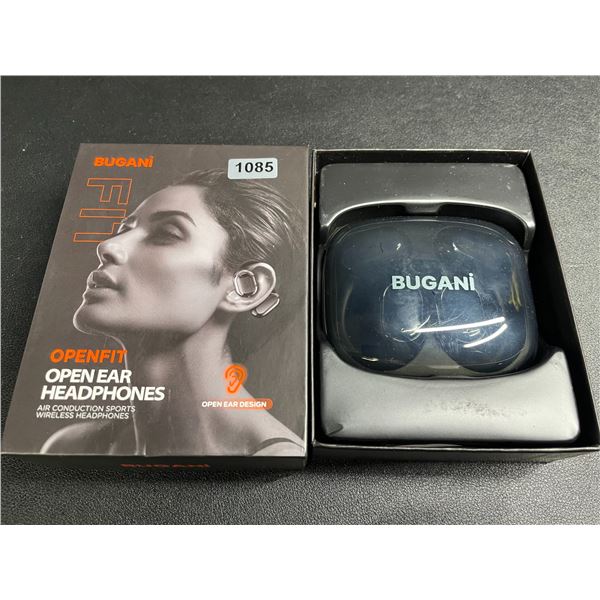 Bugani OpenFit Open Ear Headphones - Air Conduction Sports Wireless Headphones - New