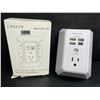 Image 1 : 1 Wall Outlet Extender with USB-Ports - New