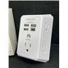Image 2 : 1 Wall Outlet Extender with USB-Ports - New