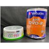 Image 1 : Lot of Assorted Blank DVD-R Discs & CD-RW Discs - New